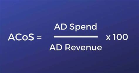 acos amazon formula|what is a good acos.